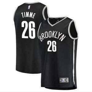 Brooklyn Nets Fanatics Fast Break Custom Replica Jersey Black - Icon Edition 2XL